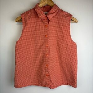 Christopher and Banks Checkered Summer Tank Top Vintage
